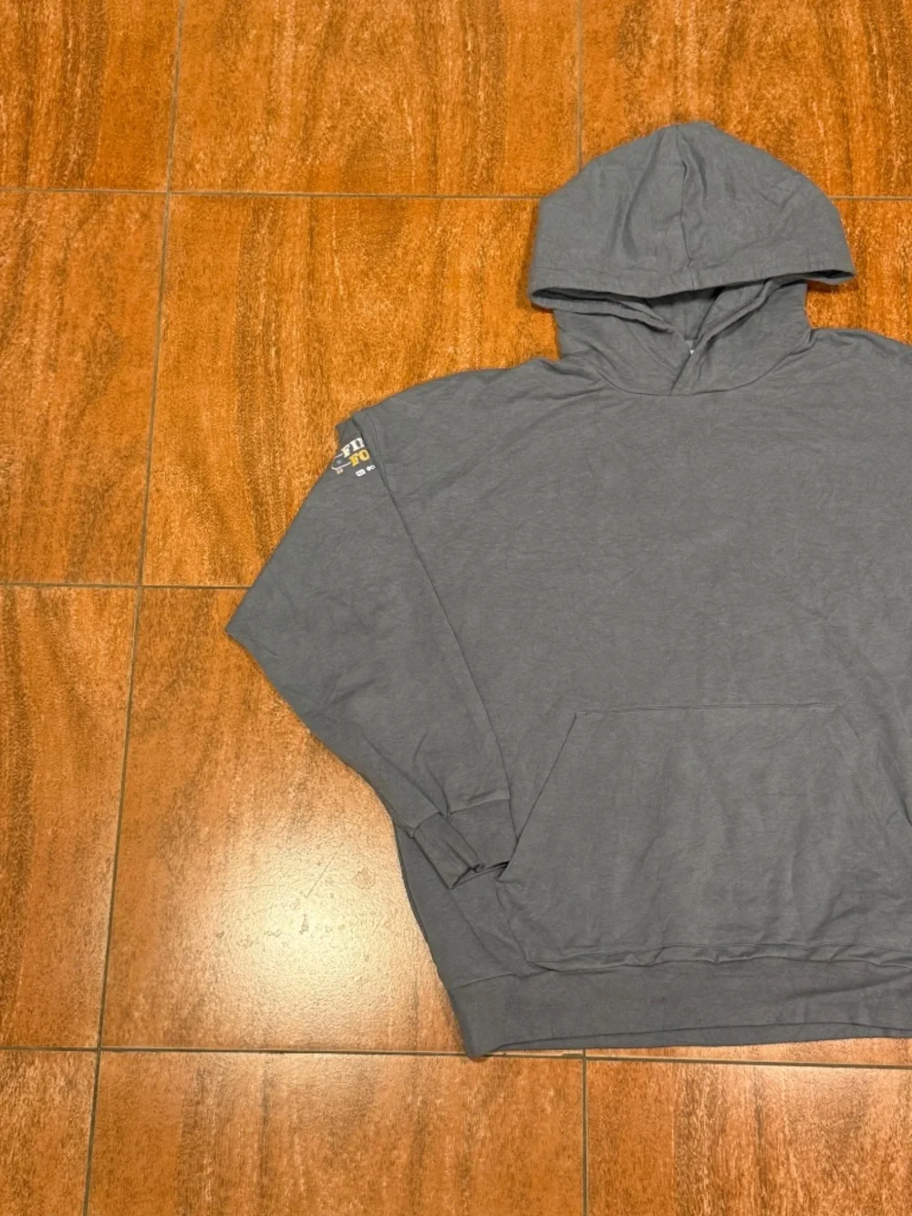 Alo Yoga Grey Oversized Pullover Hoodie Size Small.
